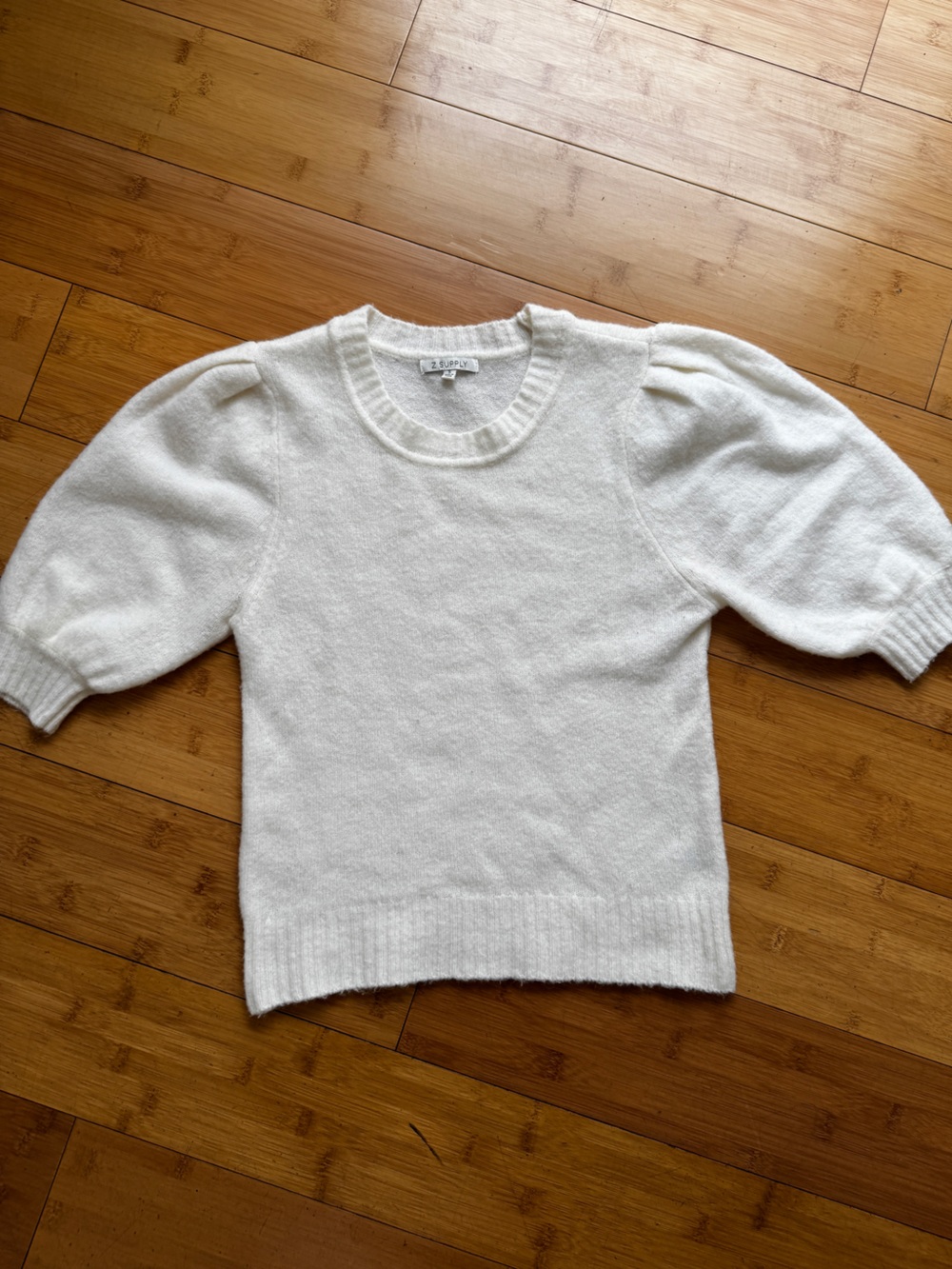 Z Supply Short sleeve crew neck sweater